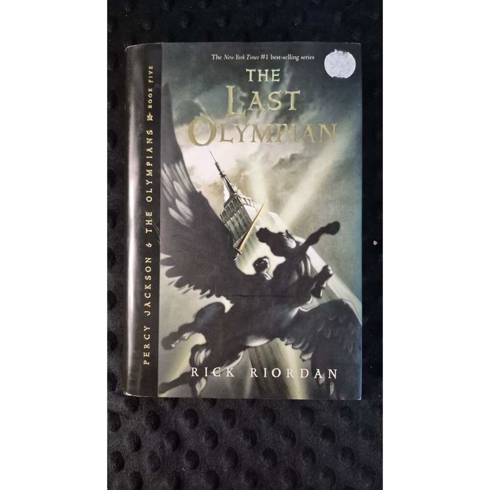 The Last Olympian Rick Riordan, 1st Edition Percy Jackson Hardcover DJ
